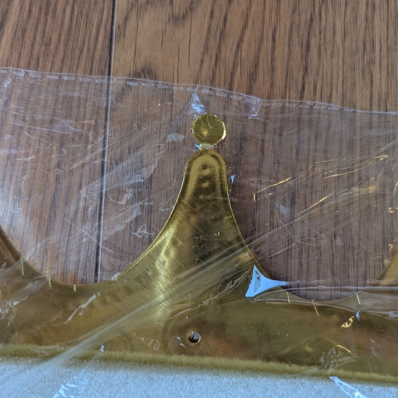 Adorox Gold Royal Crown with Multicolor Jewels OS NWOT - Picture 6 of 6